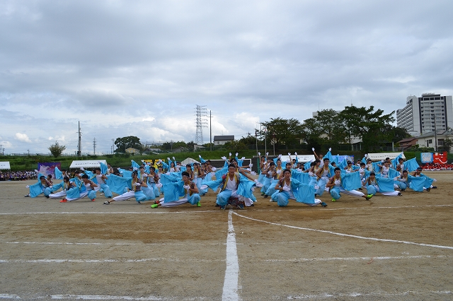 愛知県立長久手高等学校 18年体育祭 応援合戦