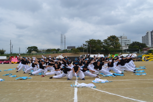 愛知県立長久手高等学校 19年体育祭 応援合戦